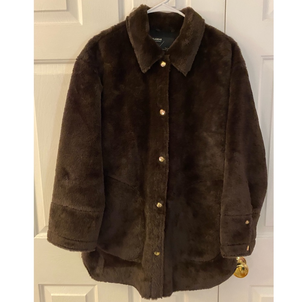 Pull&Bear Faux Fur Jacket